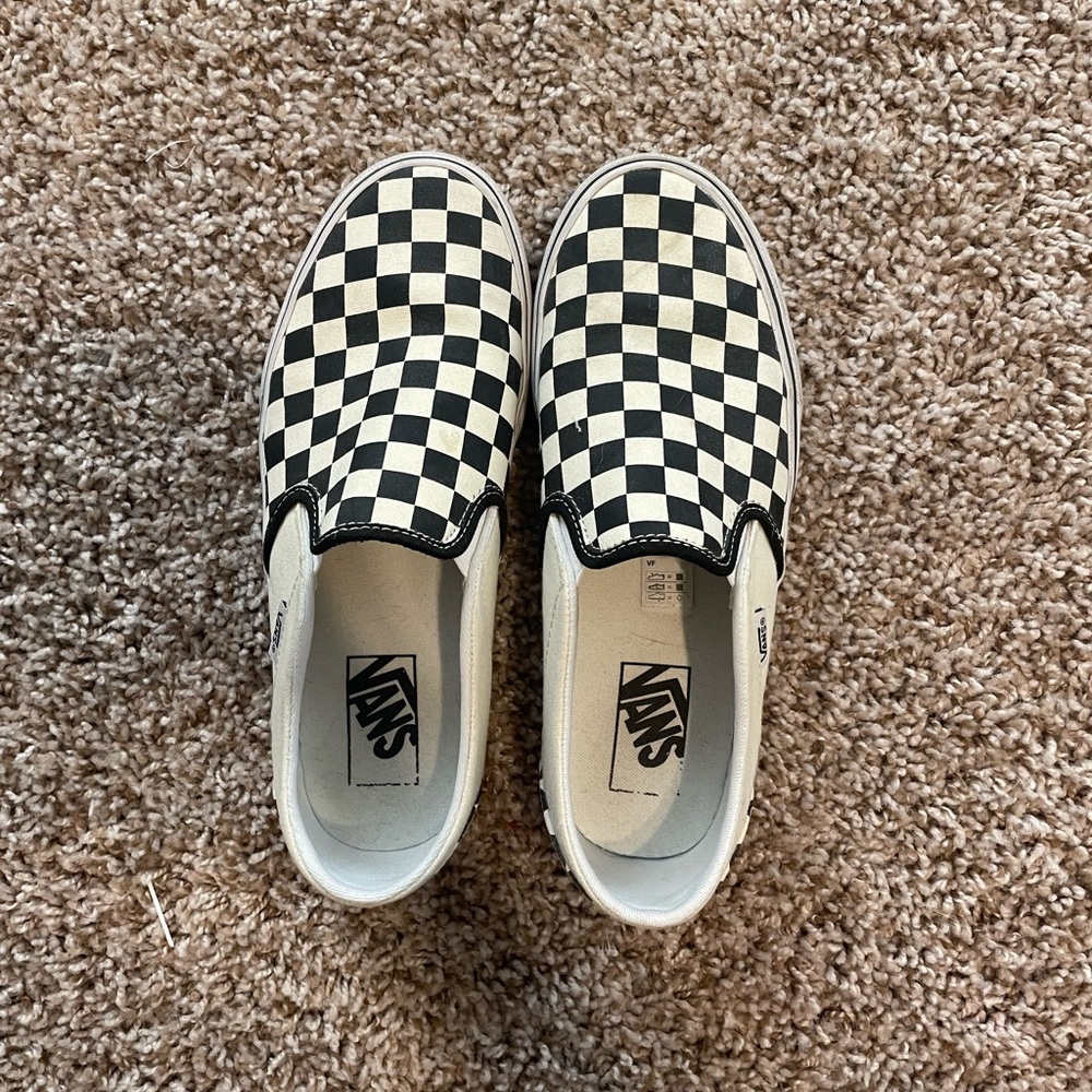 checkered vans